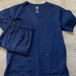 Dagacci Navy Scrub Set